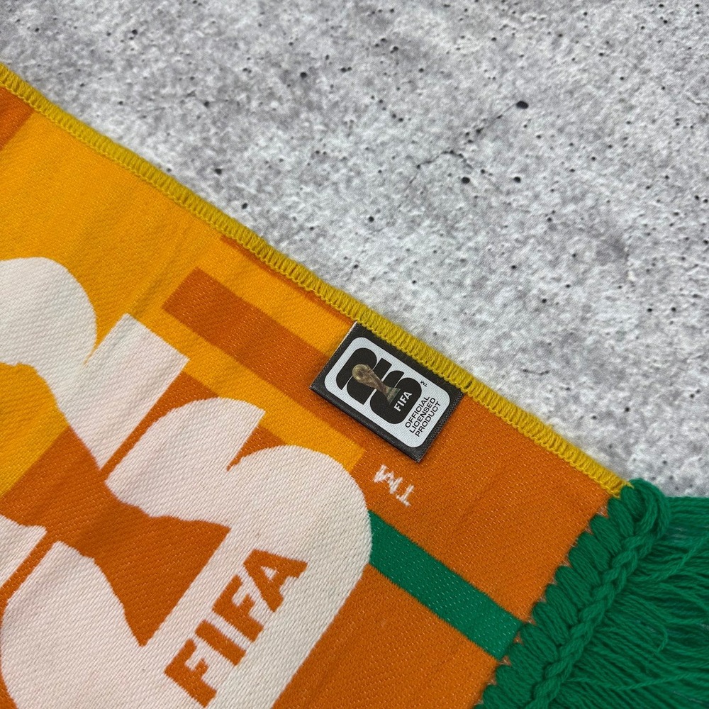FIFA World Cup Match Scarf Ivory Coast Vs Ecuador Cote D'ivoire New Philadelphia - Picture 3 of 5